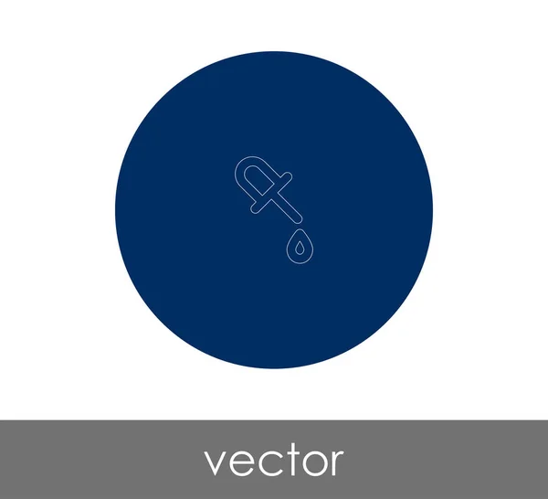 Druppelaar web pictogram — Stockvector