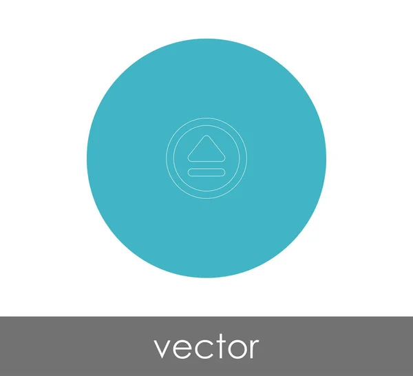 Diseño Ilustración Vectorial Del Icono Expulsión — Vector de stock