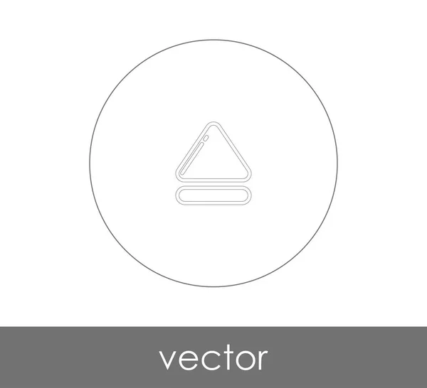 Векторна Ілюстрація Дизайну Піктограми Викиду — стоковий вектор