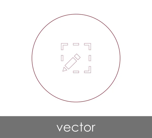 Editar icono de concepto — Vector de stock