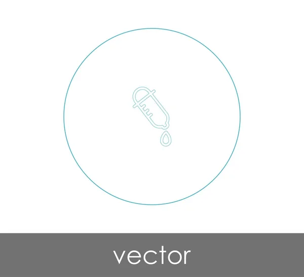 Druppelaar web pictogram — Stockvector