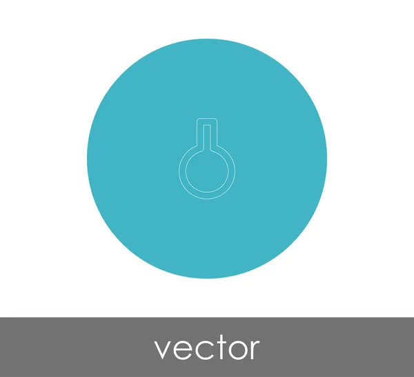 Icono Del Frasco Para Diseño Web Aplicaciones — Vector de stock