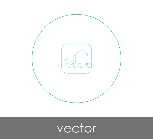 Ícone web Home — Vetor de Stock