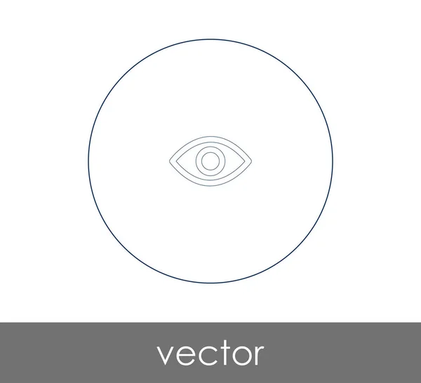 Augensymbol Vektor Illustration Logo — Stockvektor