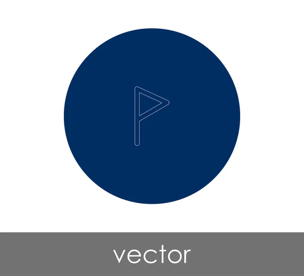 Vektoros Illusztráció Design Jelző Ikon — Stock Vector