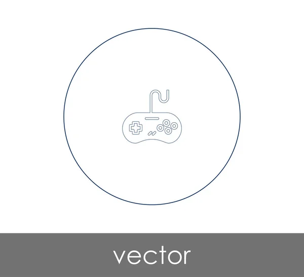Joystick Simgesi Vektör Illüstrasyonu — Stok Vektör