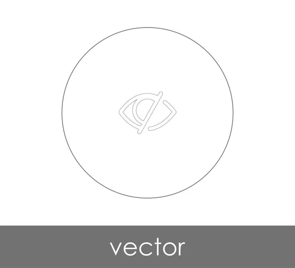 Icono Gráfico Ocular Ilustración Vectorial — Archivo Imágenes Vectoriales