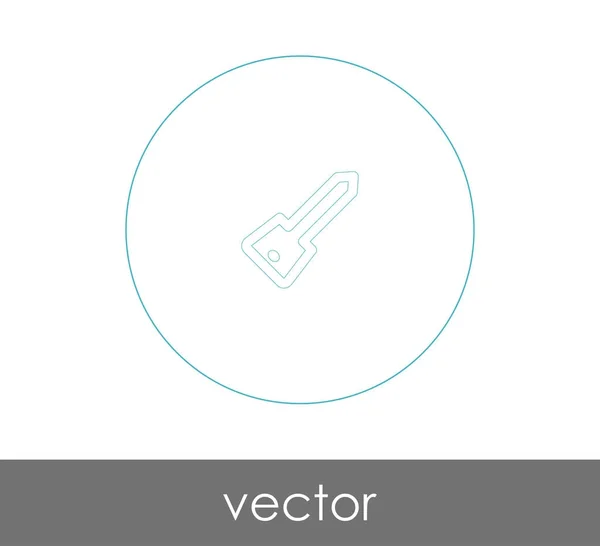 Key Icon Vector Illustration — Stock Vector