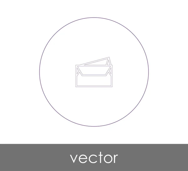 Icono Envolvente Vector Ilustración — Vector de stock