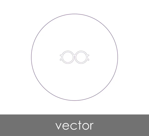 Illustration Vectorielle Icône Lunettes — Image vectorielle