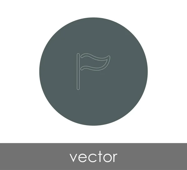 Flaggan För Webbdesign Och Applikationer Vektorillustration — Stock vektor