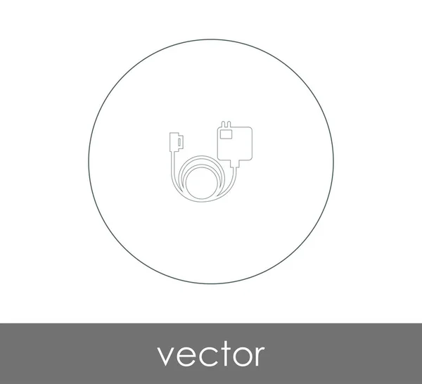 Векторная Иллюстрация Иконки Зарядного Устройства — стоковый вектор