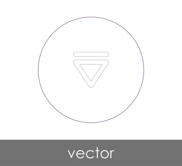 Vektor Illustration Design Des Auswurfsymbols — Stockvektor