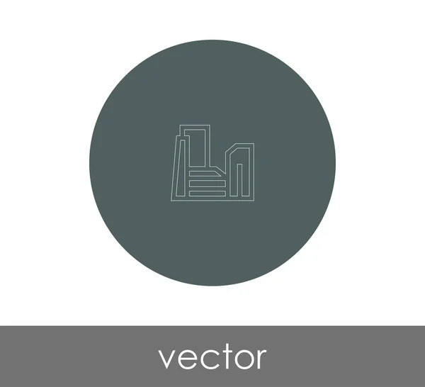 Vektorillustration Des Fabriksymbols Für Webdesign Und Anwendungen — Stockvektor