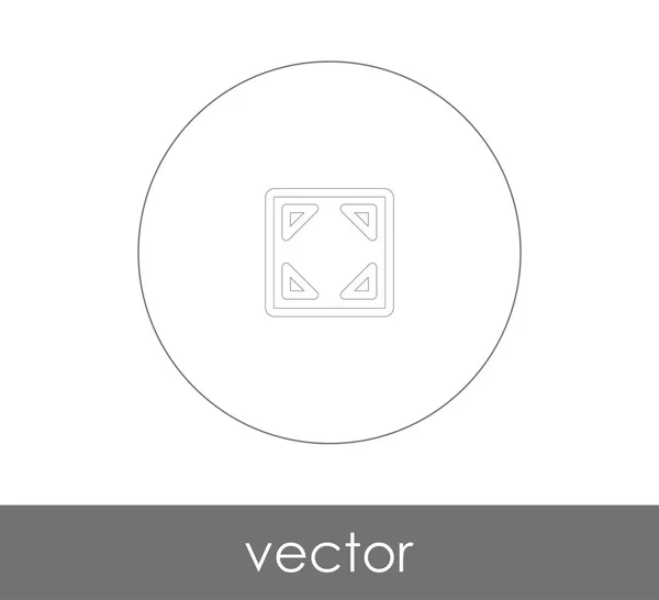 Розширити Дизайн Іконок Векторна Ілюстрація — стоковий вектор