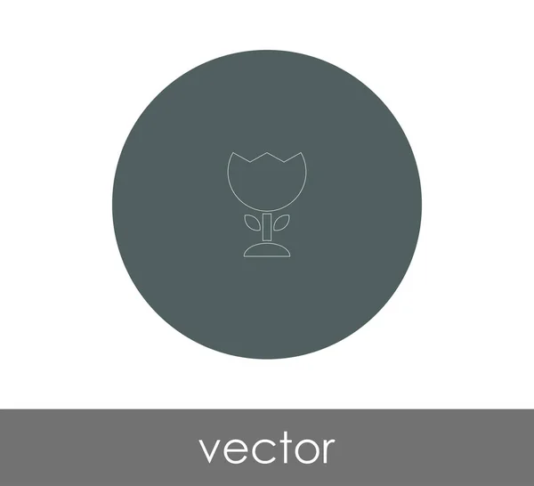 Ícone Flor Para Web Design Aplicações — Vetor de Stock