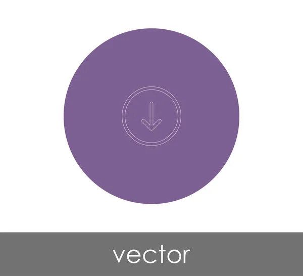 Descargar icono de flecha — Vector de stock