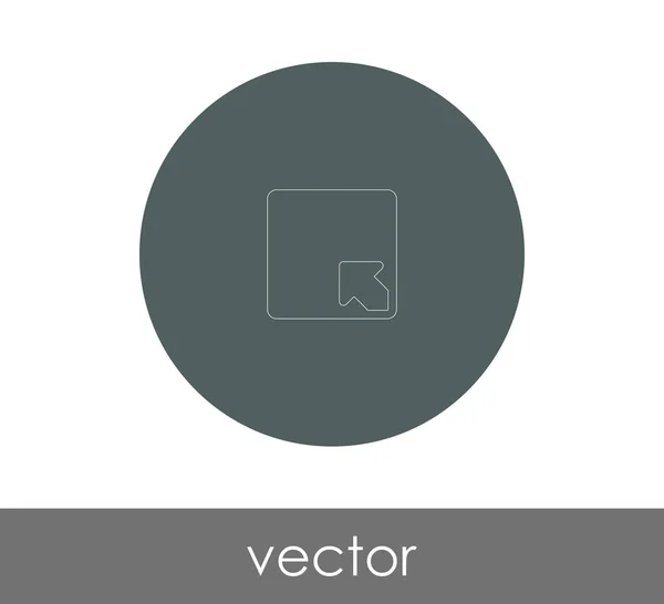 Rozbalte Ikonu Design Vektorové Ilustrace — Stockový vektor
