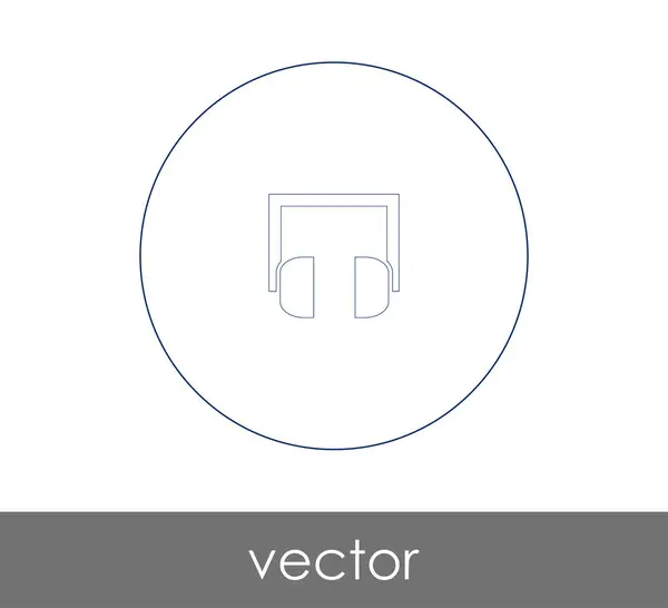 Vektor Illustration Design Des Kopfhörer Symbols — Stockvektor