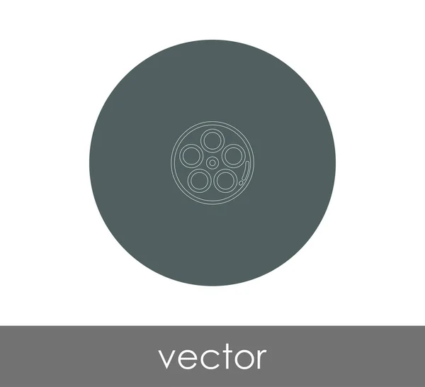 Ícone Filme Para Web Design Aplicações Ilustração Vetorial — Vetor de Stock