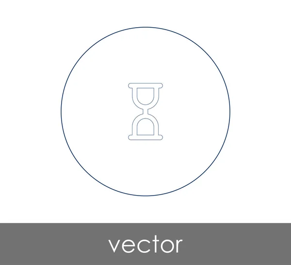 Песочная плоская икона — стоковый вектор