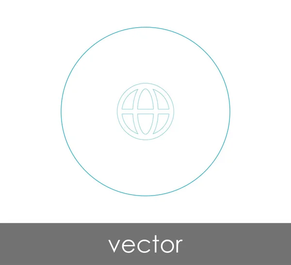 Иконка сайта Globe — стоковый вектор