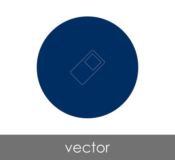 Diseño Ilustración Vectorial Del Icono Del Borrador — Vector de stock