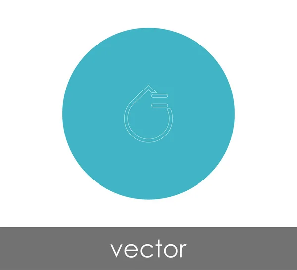 Icône Drop Illustration Vectorielle — Image vectorielle