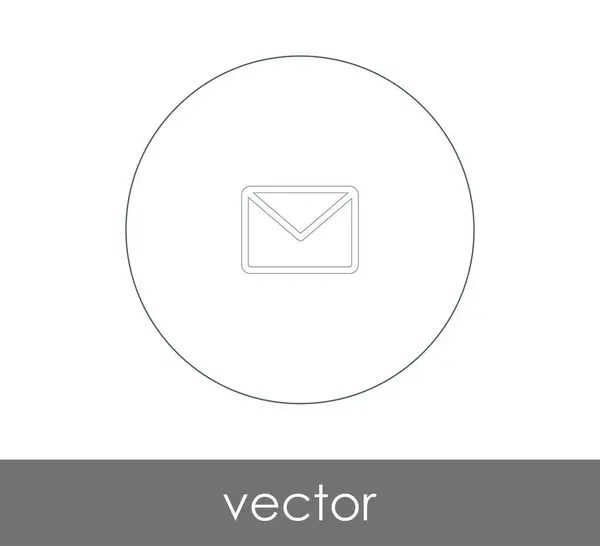 Umschlag Symbol Vektor Illustration — Stockvektor