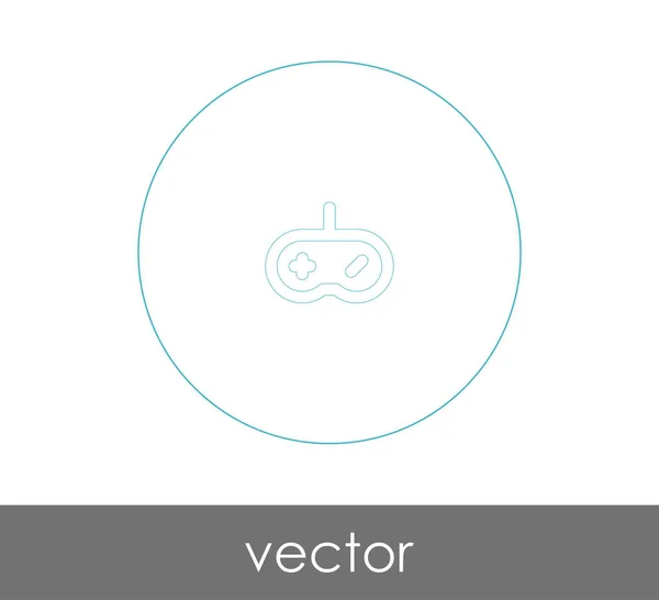 Steuerknüppel Symbol Vektor Illustration — Stockvektor