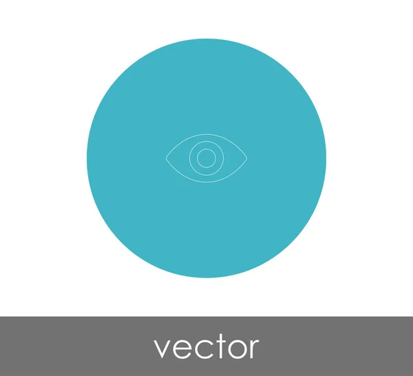 Icono Gráfico Ocular Ilustración Vectorial — Vector de stock