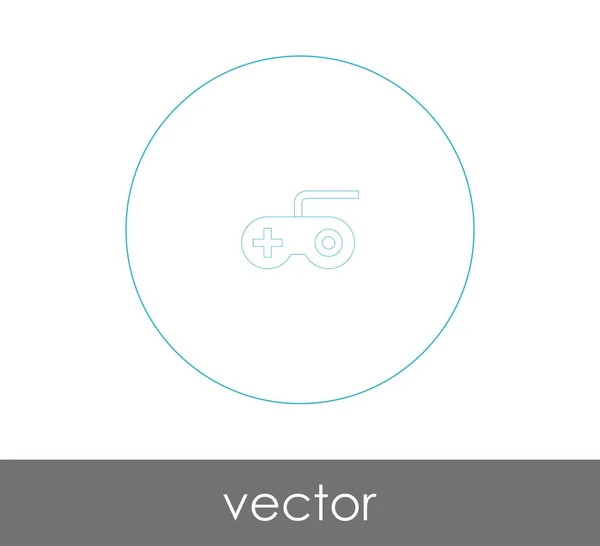 Icono Joystick Para Diseño Web Aplicaciones — Vector de stock