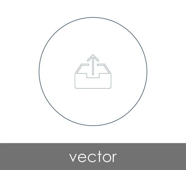 Archiv Symbol Vektor Illustration — Stockvektor