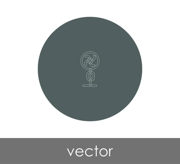 Icono del ventilador símbolo — Vector de stock