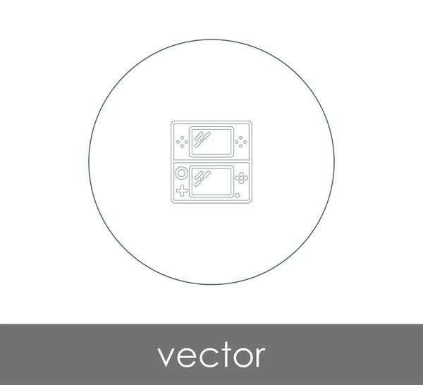 Joystick Icono Vector Ilustración — Archivo Imágenes Vectoriales