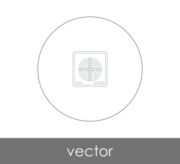Icono del ventilador símbolo — Vector de stock