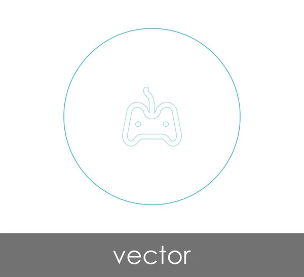 Icono Joystick Para Diseño Web Aplicaciones — Vector de stock