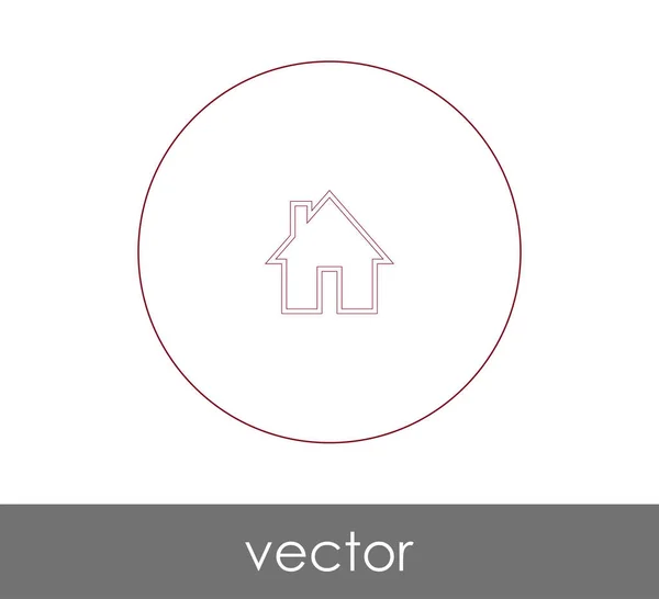 Home Icon Für Webdesign Und Anwendungen — Stockvektor