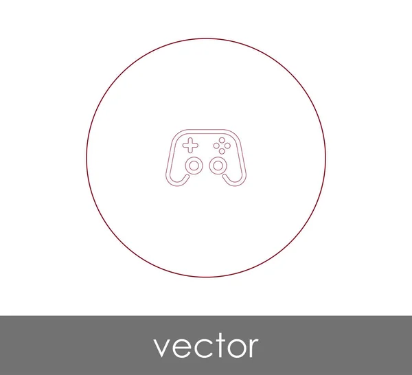 Icône Joystick Pour Conception Web Les Applications — Image vectorielle