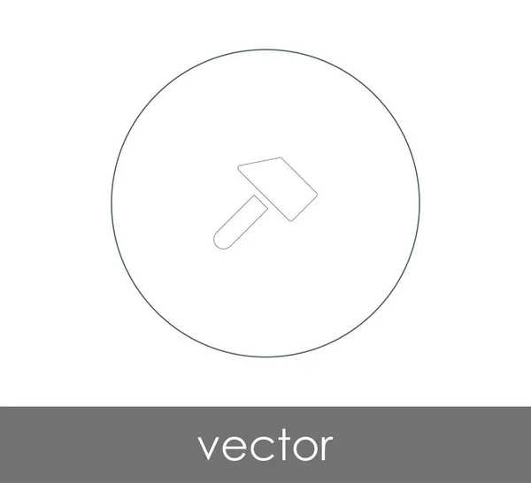 Diseño Ilustración Vectorial Icono Martillo — Archivo Imágenes Vectoriales