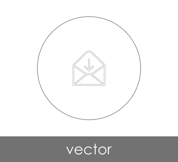 Envelope Ícone Ilustração Vetorial — Vetor de Stock