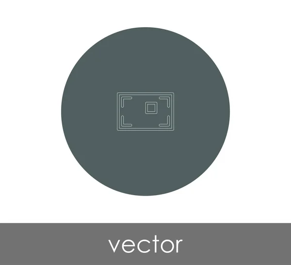 ไอคอนโฟกัสของกล้อง — ภาพเวกเตอร์สต็อก