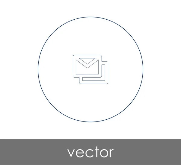 Envelope Icon Vector Illustration — Stock Vector