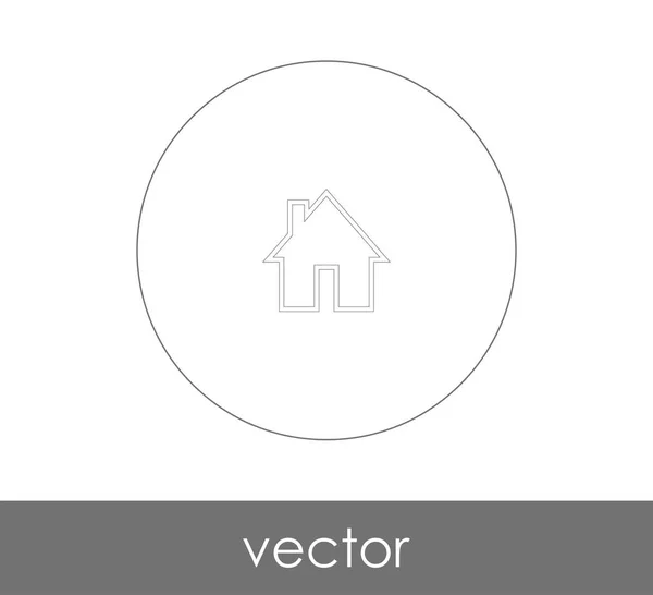 Home Icon Web Design Applications — Stock Vector