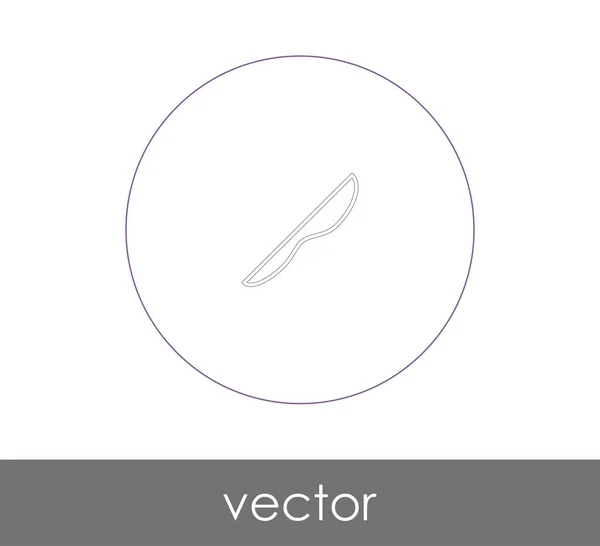 Messersymbol Vektor Illustration Logo — Stockvektor