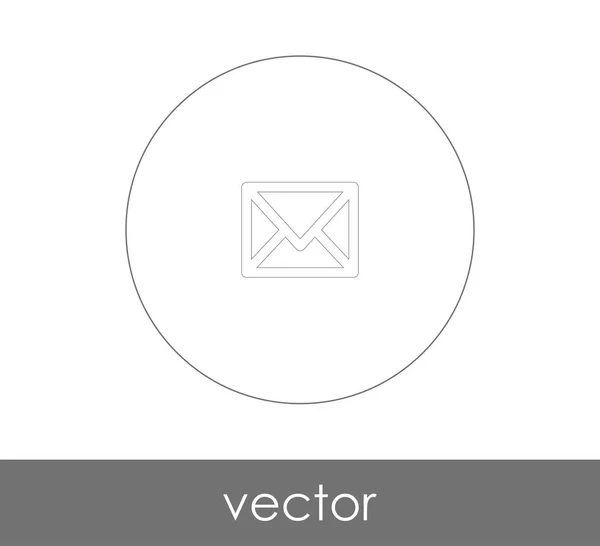 Envelope Ícone Ilustração Vetorial — Vetor de Stock