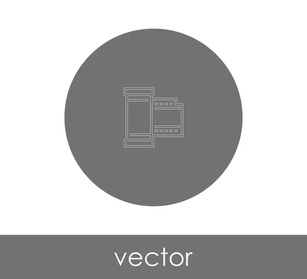 Ícone Filme Para Web Design Aplicações — Vetor de Stock