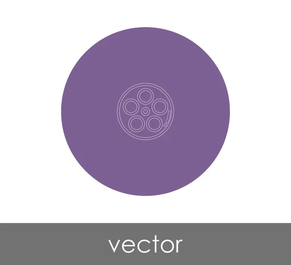 Film Ikon Til Webdesign Applikationer Vektor Illustration – Stock-vektor