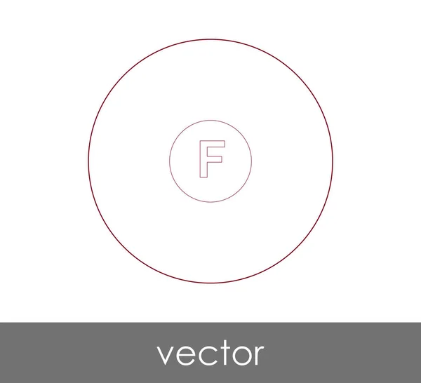 Selhat ikonu třídy — Stockový vektor