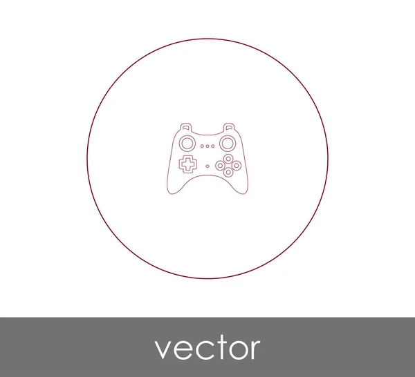 Icône Joystick Pour Conception Web Les Applications — Image vectorielle